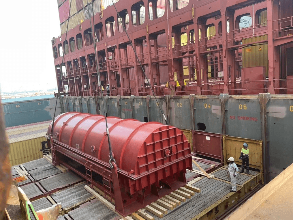 Cargo staging area